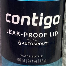Load image into Gallery viewer, Contigo Water Bottle 24 oz Ashland Blue BPA Free Auto Spout Leak Proof Lid