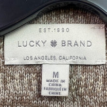 Load image into Gallery viewer, Lucky Brand Sweater Womens Medium Waterfall Cardigan Aztec Southwestern Cozy