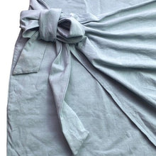 Load image into Gallery viewer, Merokeety Dress Womens Large Roughed Bow Office Career Stretchy Preppy Academia