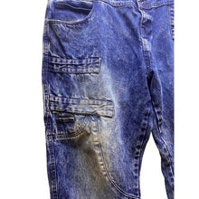 Load image into Gallery viewer, Diamond Stash Jeans Mens 42x31 Baggy Carpenter Utility Pockets Denim Y2K