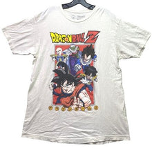 Load image into Gallery viewer, Dragon Ball Z Shirt Mens Large Anime Graphic Spell Out AOP Everyday Streetwear