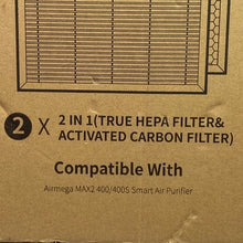 Load image into Gallery viewer, 2 Pack 2 in 1 HEPA Activated Carbon Filter for Smart Air Purifier