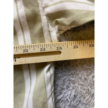Load image into Gallery viewer, Pacific Coast Highway Shirt Mens Medium Striped Short Sleeve White & Taupe