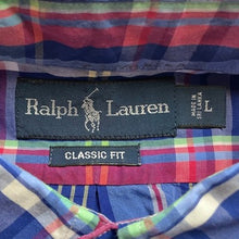 Load image into Gallery viewer, Ralph Lauren Shirt Mens Large Plaid Preppy Academia Career Everyday Streetwear