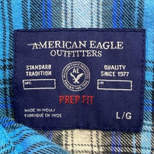 Load image into Gallery viewer, American Eagle Shirt Mens Large Flannel Preppy Academia Grunge Outdoors Everyday