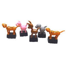 Load image into Gallery viewer, Vintage Push Button Puppets Animal Tiger Pig Sheep Donkey Collectible Toy (5)
