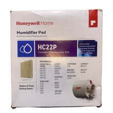 Load image into Gallery viewer, Honeywell Home Humidifier Pad HC22P Antimicrobial Replacement 9.5" x 10"