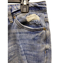 Load image into Gallery viewer, KanCan Jeans Womens 7/27 Distressed Ripped Destroyed Denim Light Wash Thrashed
