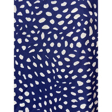 Load image into Gallery viewer, Gap Dress Womens Medium Navy Dress with Tie Polka Dot Print Lined Navy & Ivory
