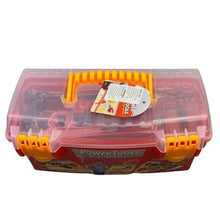 Load image into Gallery viewer, Pretend Play Toolbox Tools Playset Construction Toy Educational Sensory 26 Pcs.
