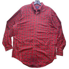 Load image into Gallery viewer, Brooks Brothers Shirt Mens Large Red Plaid Flannel Button Down Preppy Academia