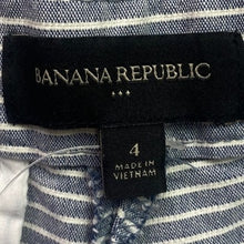 Load image into Gallery viewer, Banana Republic Shorts Womens 4 Nautical Preppy Beachy Coastal Vacation Summer