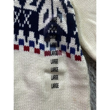 Load image into Gallery viewer, Dockers Sweater Mens Large Fair Isle Nordic Pull Over Grandpacore Crew Neck NWT