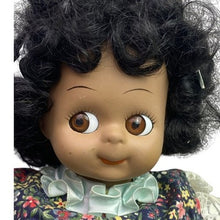 Load image into Gallery viewer, Vintage Brinns Maxine Doll Porcelain Curly Hair Floral Lace Dress Collectible