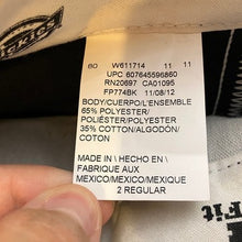 Load image into Gallery viewer, Dickies Pants Womens 2 Workwear Midrise Straight Leg Office Black NWT