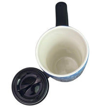 Load image into Gallery viewer, Dad Father 18oz Ceramic Travel Lid Handle Coffee Cup NIB