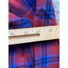 Load image into Gallery viewer, Hurley Flannel Shirt Mens Extra Large Spell Out Plaid Gunge Preppy Everyday