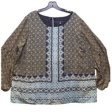 Load image into Gallery viewer, Zac & Rachel Blouse Womens 2XL Bohemian Boho Hippie Festival Lined Flowy