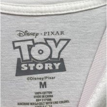 Load image into Gallery viewer, Disney Pizza Planet Womens Medium Toy Story Spell Out Checkerboard Cropped