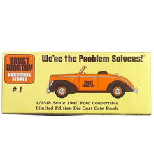 Load image into Gallery viewer, Liberty Classics Bank Car Diecast 1940 Ford Convertible Rumble Seat Ltd Ed