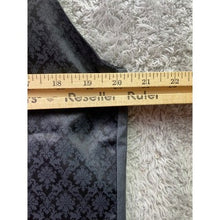 Load image into Gallery viewer, Cohesive Vest Mens Large Grey Pinstripe Crest Skull Embroidered Gothcore Grunge