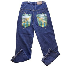 Load image into Gallery viewer, Rocawear Jeans Womens 16 Y2K Baggy Wide Leg Big Pockets Streetwear Embroidered
