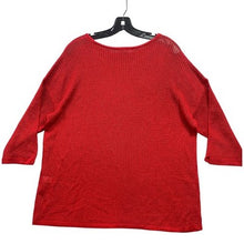 Load image into Gallery viewer, J Jill Sweater Womens Large Linen Blend Beachy Coastal Mature Career Office