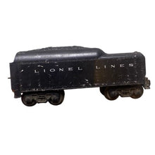 Load image into Gallery viewer, Four Vintage Lionel Train Cars Coal Tender Stock Car Caboose USA Collectible Toy