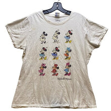 Load image into Gallery viewer, Minnie Mouse Shirt Womens Extra Large Disney Script Spellout Evolution AOP