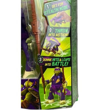 Load image into Gallery viewer, Teenage Mutant Ninja Turtles Throw N Battle DONATELLO Nickelodeon 2013 Viacom