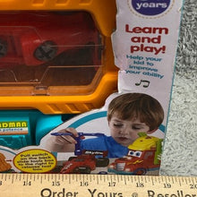 Load image into Gallery viewer, Semi-Truck Trailer Playset Lights Music Racecar Toy Toolbox Kids 3+ 36 Pieces