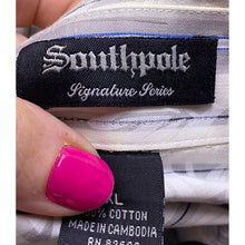 Load image into Gallery viewer, Southpole Shirt Mens Extra Large Button Down Striped Floral AOP Academia Y2K