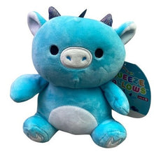 Load image into Gallery viewer, Lot of 2 Squishmallows Squeezemallows Grey Demir Plush Exclusive KellyToy NWT