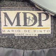 Load image into Gallery viewer, Mario De Pinto Coat Womens Medium Wool Blend Pea Coat Double Breasted Mature
