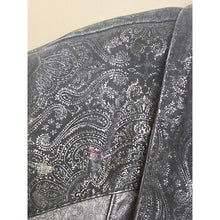 Load image into Gallery viewer, Vintage Paris Sport Club Trench Coat Womens Medium Black Leather Lined 90's 46"