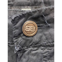 Load image into Gallery viewer, Benjamin Black Shorts Adult 30 Cargo Black Snaps Pockets Casual Outdoor