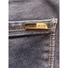 Load image into Gallery viewer, White House Black Market Jeans Womens 2 Distressed Glitter Dark Skinny Ladies