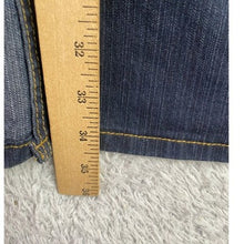 Load image into Gallery viewer, TOUGH CLUB Skirt Womens 13 Denim Maxi Teachercore Embroidered Y2K Distressed