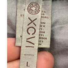 Load image into Gallery viewer, XCVI Jacket Womens Large Gray Mesh Full Zip Hooded Utility Gorpcore Lightweight