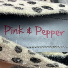 Load image into Gallery viewer, Dalmation Print Platform Stiletto Heels Womens 9M Hair Spots