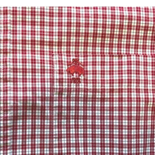 Load image into Gallery viewer, Brooks Brothers Shirt Mens Large Red Fleece Gingham Check Button Down Academia