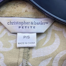 Load image into Gallery viewer, Christopher Banks Shacket Womens Small Petite Cabin AOP Full Zip Career Festival