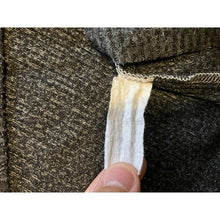 Load image into Gallery viewer, Haptics Shirt Womens 1XL Leopard Print Henley Long Sleeve Gray Knit Pullover