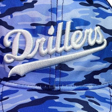 Load image into Gallery viewer, Drillers Hat Blue Camo Mesh Trucker Eagle Ops Snapback Baseball Cap Adjustable