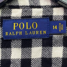 Load image into Gallery viewer, Polo Ralph Lauren Shirt Boys 14 Flannel Gingham Snaps Country Urban Streetwear