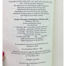 Load image into Gallery viewer, A Fine and Pleasant Misery Paperback Book Patrick F McManus Signed 1984