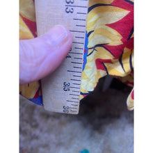 Load image into Gallery viewer, Vintage Mousefeathers Dress Girls 12 Sunflowers AOP Sleeveless Sailor Buttons