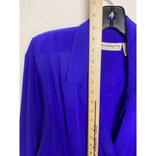 Load image into Gallery viewer, Vintage Liz Claiborne Jumpsuit Women Petite 10 Bluish-Purple Embroidered Belt