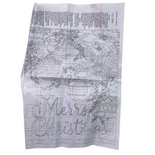 Load image into Gallery viewer, Merry Christmas Paint By Numbers Kit Holiday Ornaments Poinsettias Festive Art