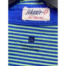 Load image into Gallery viewer, Johnnie-O Shirt Mens Extra Large Polo Striped Surfing Surfboard Logo Preppy